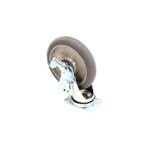 SWIVEL PLATE CASTER WITH BRAKE - 6 IN by Aladdin