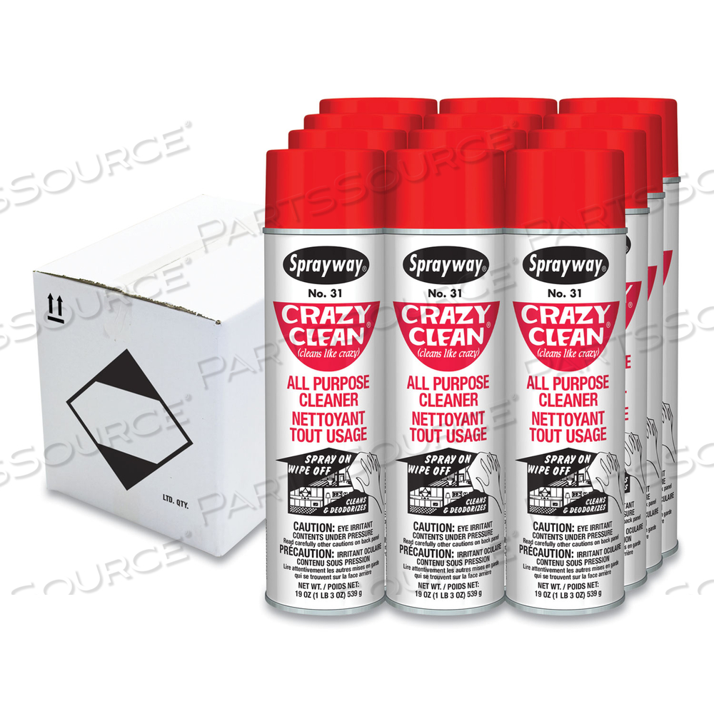 CLEANER,APC,FOAMING,12 by Sprayway CLEANER,APC,FOAMING,12 by Sprayway
