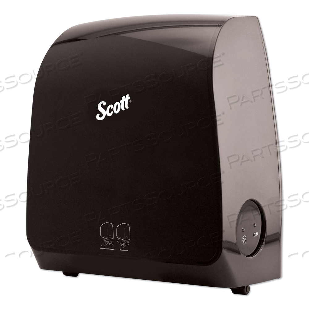 PRO ELECTRONIC HARD ROLL TOWEL DISPENSER, 12.66 X 9.18 X 16.44, SMOKE by Scott PRO ELECTRONIC HARD ROLL TOWEL DISPENSER, 12.66 X 9.18 X 16.44, SMOKE by Scott