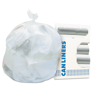 HIGH-DENSITY WASTE CAN LINERS, 7 GAL, 6 MICRONS, 22" X 20", NATURAL by Heritage HIGH-DENSITY WASTE CAN LINERS, 7 GAL, 6 MICRONS, 22" X 20", NATURAL by Heritage