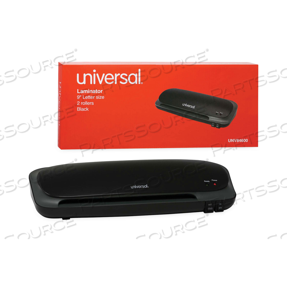 DELUXE DESKTOP LAMINATOR, TWO ROLLERS, 9" MAX DOCUMENT WIDTH, 5 MIL MAX DOCUMENT THICKNESS 