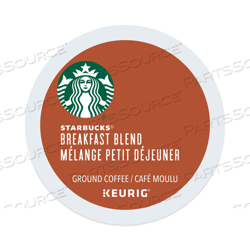 BREAKFAST BLEND COFFEE K-CUPS by Starbucks BREAKFAST BLEND COFFEE K-CUPS by Starbucks