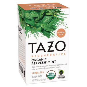 TEA BAGS, ORGANIC REFRESH MINT by Tazo