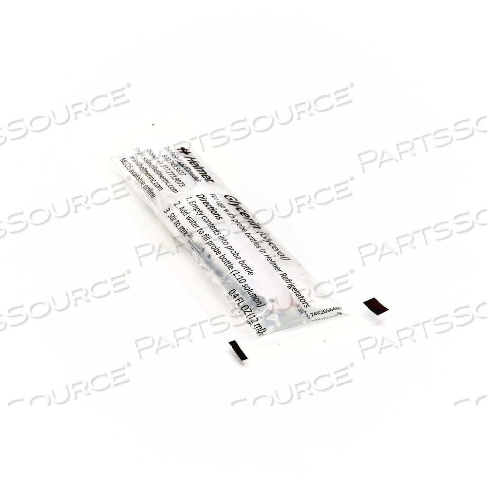 GLYCERIN PACKET, 12ML by Helmer Inc