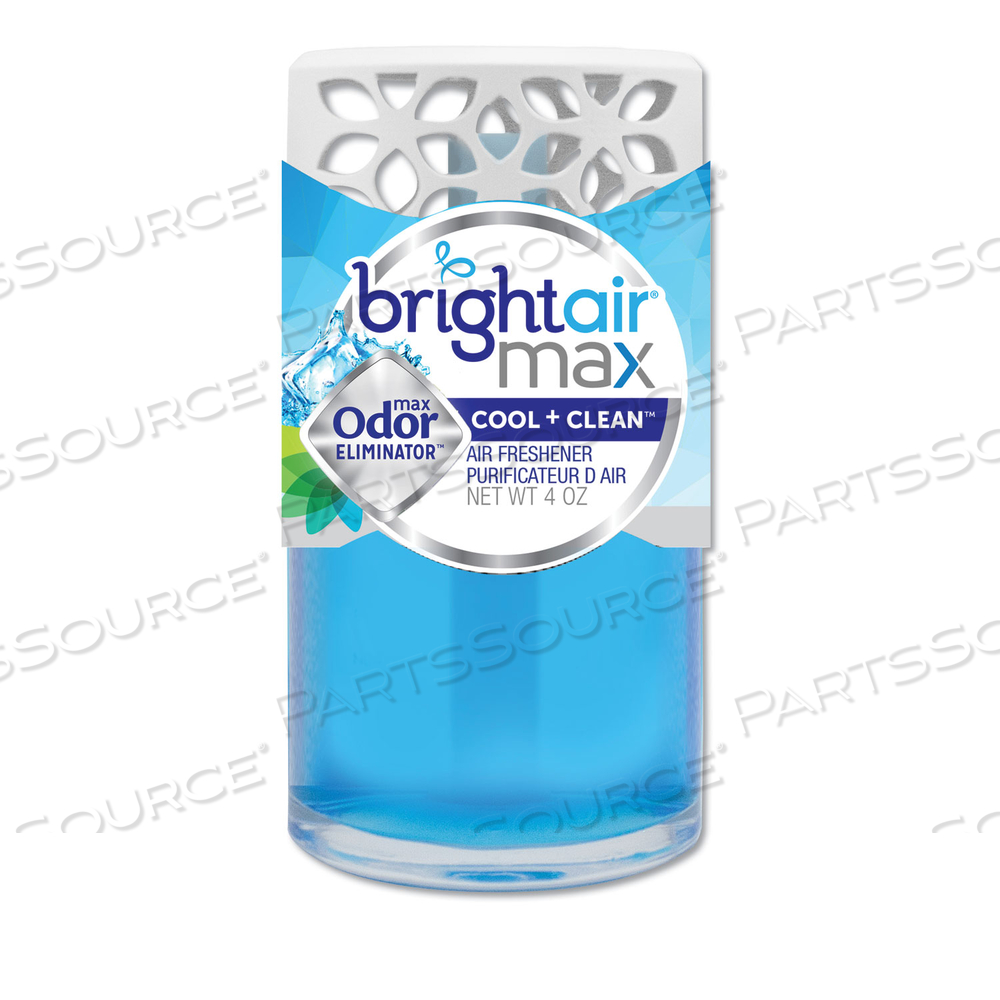 MAX SCENTED OIL AIR FRESHENER, COOL AND CLEAN, 4 OZ by Bright Air