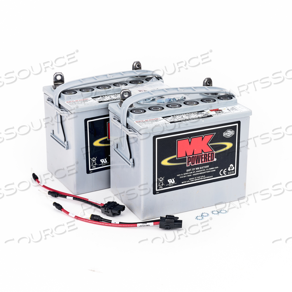 REPLACEMENT KIT, BATTERY, WITH 2 BATTERIES, FOR USE WITH: FOR MODEL 1025 (SM304) M-SERIES STRETCHER by Stryker Medical