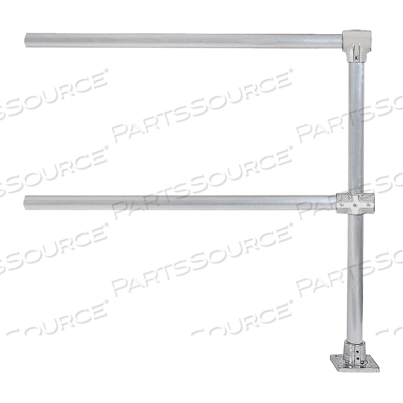 HANDRAIL EXTENSION 96 IN ALUMINUM MIL by Hollaender