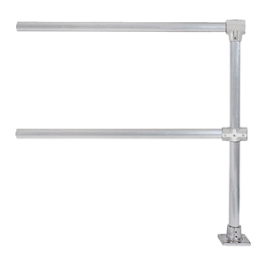 HANDRAIL EXTENSION 96 IN ALUMINUM MIL by Hollaender