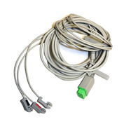 ECG CABLE LEADWIRE 3-LEAD AHA, WITH GRABBER by AirLife (aka SunMed Group, LLC)