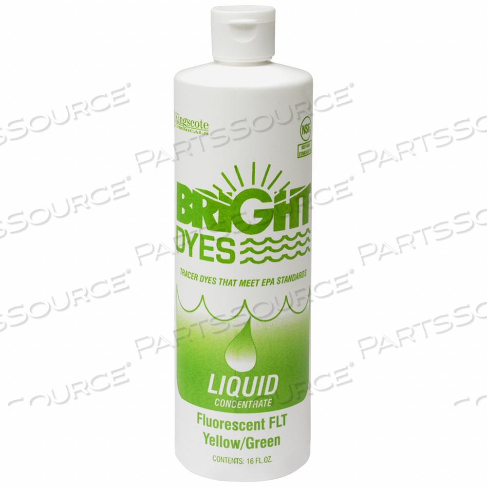 DYE TRACER LIQUID YELLOW/GREEN 1 PINT by Bright Dyes DYE TRACER LIQUID YELLOW/GREEN 1 PINT by Bright Dyes