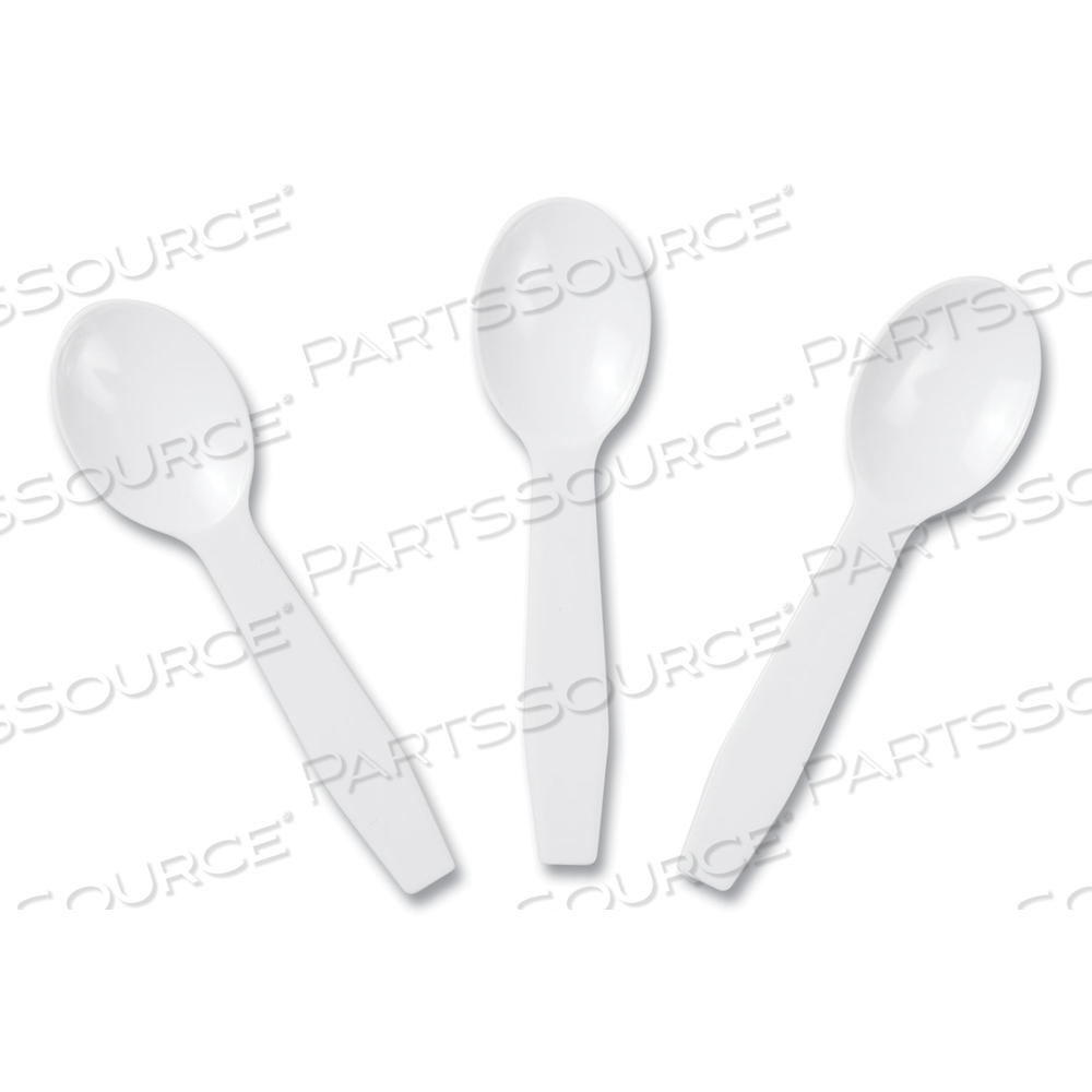 POLYSTYRENE TASTER SPOONS, WHITE by Royal Paper POLYSTYRENE TASTER SPOONS, WHITE by Royal Paper