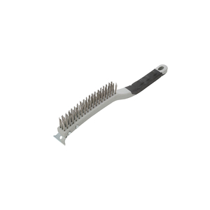 WIRE BRUSH W/SCRAPER SS 14 by Warner