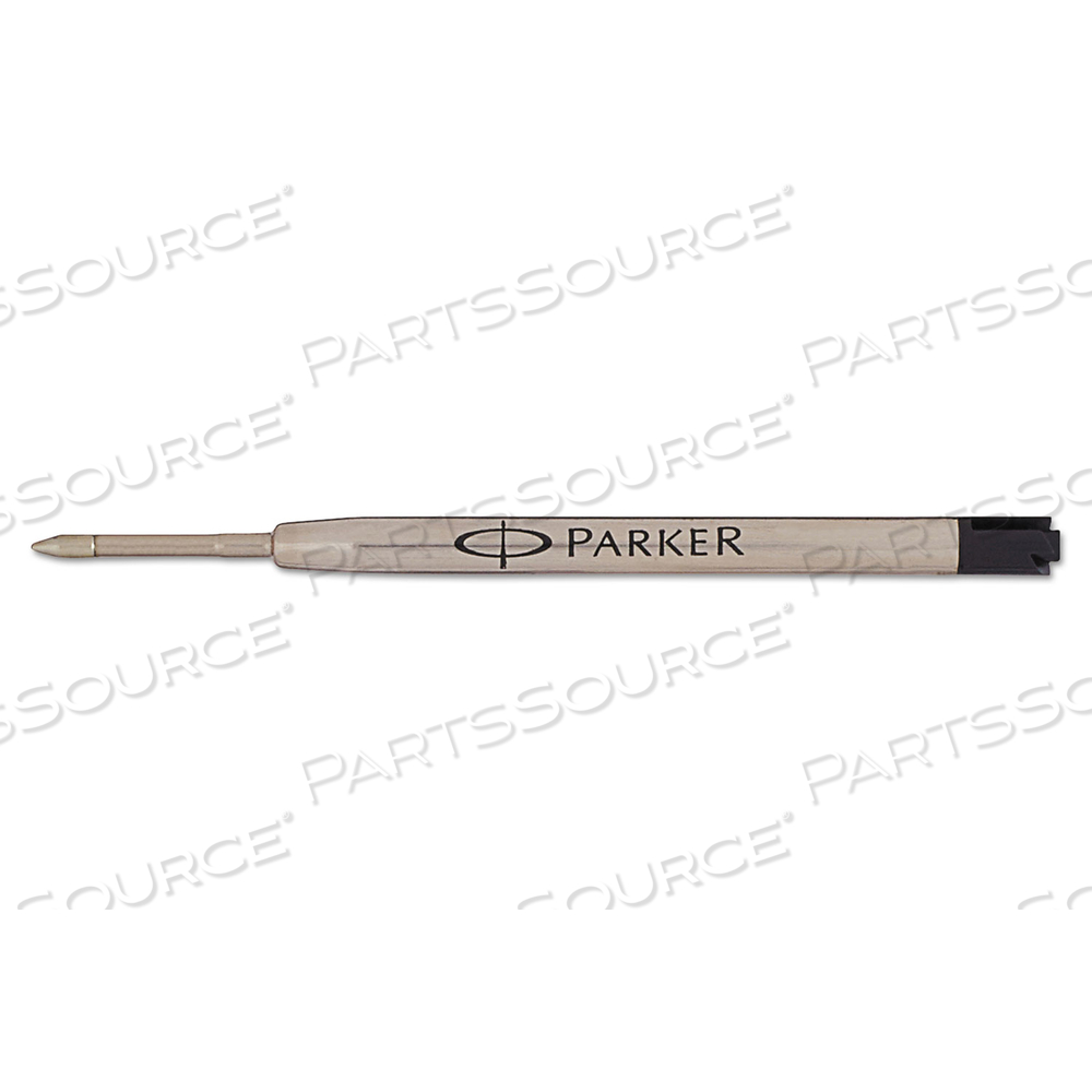 REFILL FOR PARKER BALLPOINT PENS, FINE CONICAL TIP, BLACK INK by Parker