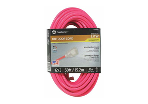 EXTENSION CORD 12 AWG 125VAC 50 FT L by Southwire Company, LLC