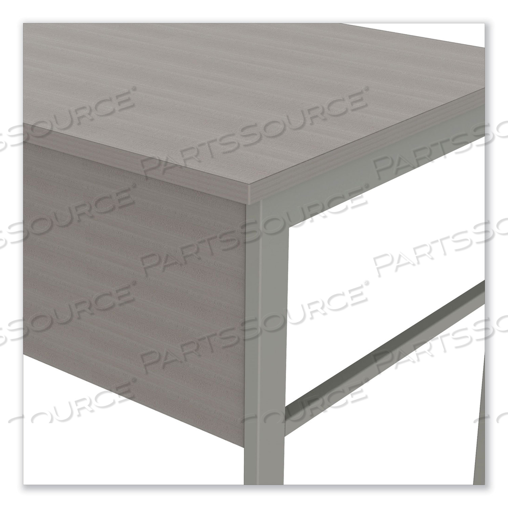 URBAN SERIES DESK WORKSTATION, 47.25" X 23.75" X 29.5", ASH by Linea Italia Inc