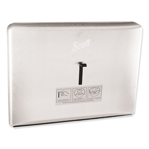 PERSONAL SEAT COVER DISPENSER, 16.6 X 2.5 X 12.3, STAINLESS STEEL by Scott