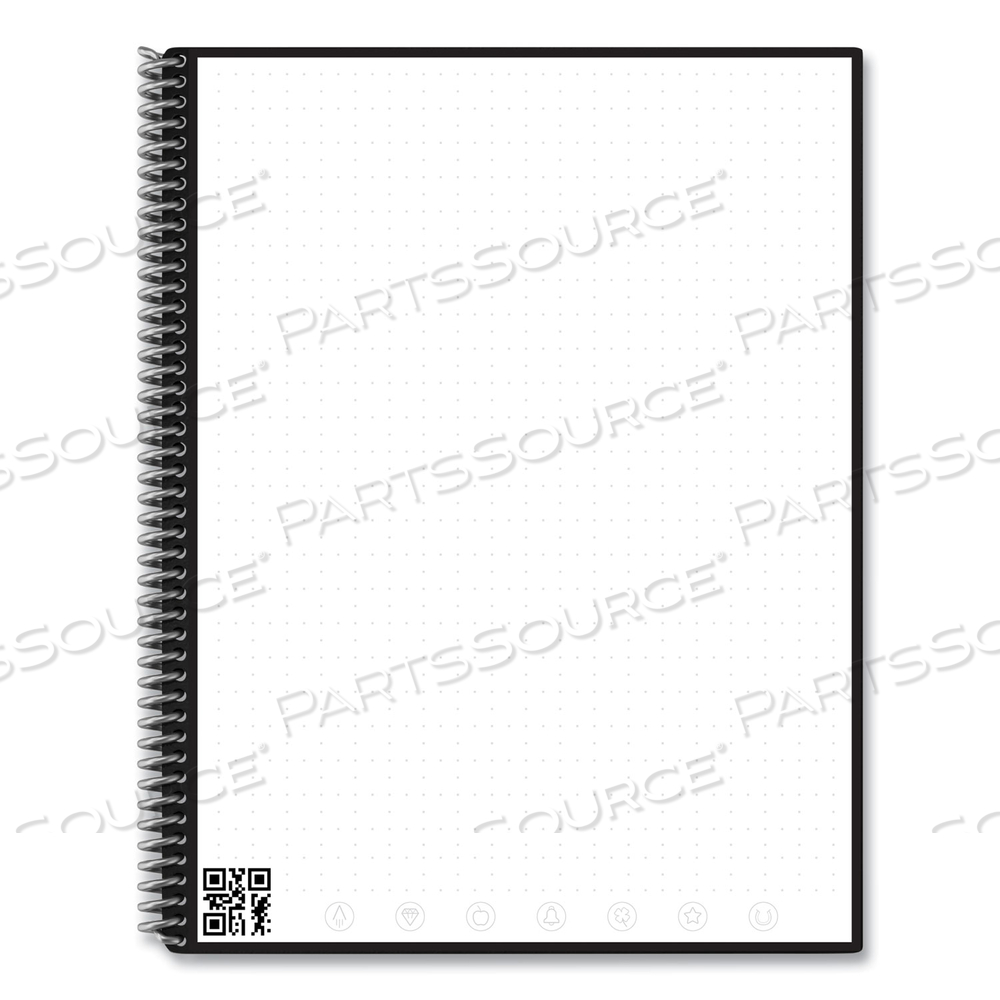CORE SMART NOTEBOOK, DOTTED RULE, RED COVER, (16) 11 X 8.5 SHEETS by Rocketbook