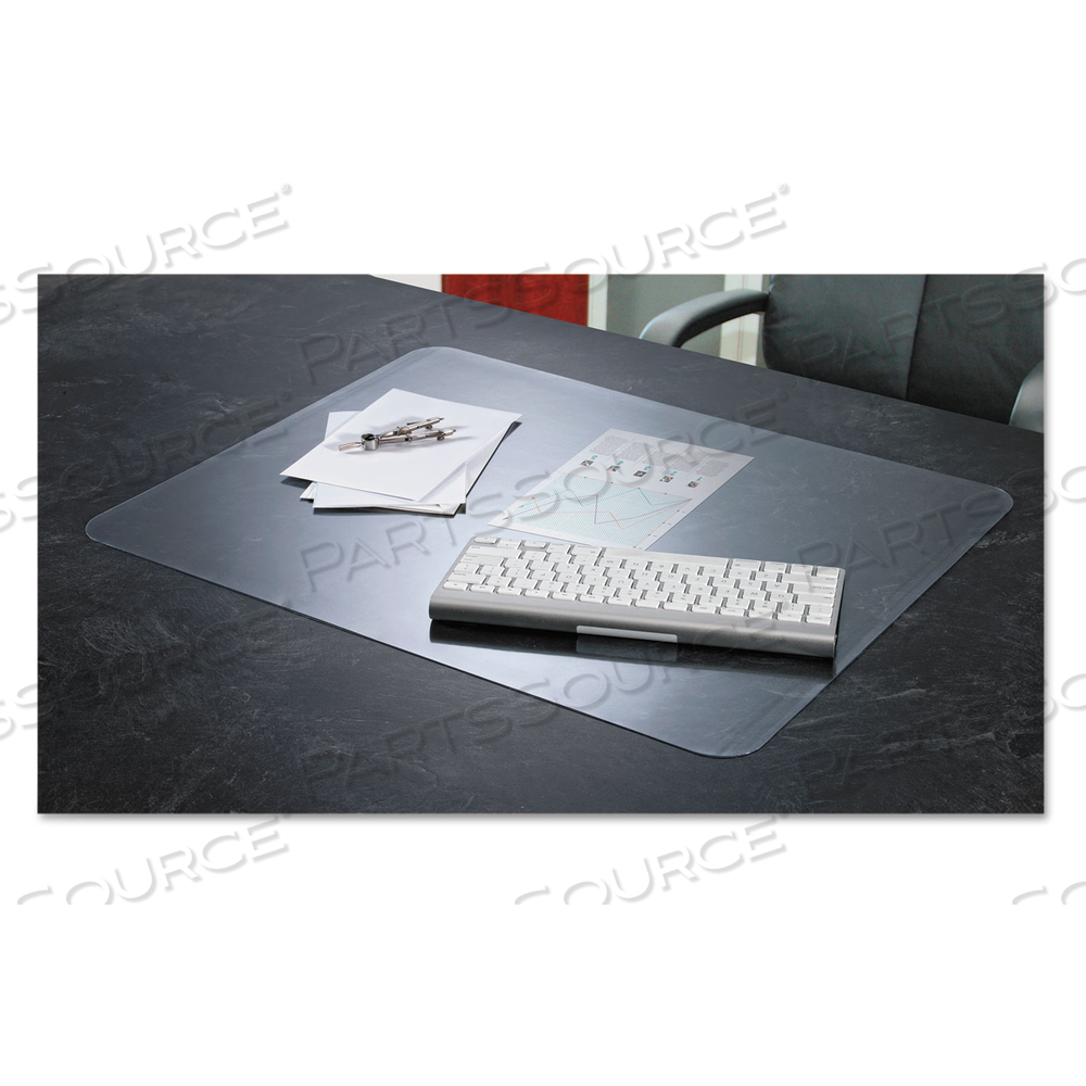 KRYSTALVIEW DESK PAD WITH ANTIMICROBIAL PROTECTION, MATTE FINISH, 36 X 20, CLEAR by Artistic