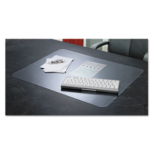 KRYSTALVIEW DESK PAD WITH ANTIMICROBIAL PROTECTION, MATTE FINISH, 36 X 20, CLEAR by Artistic