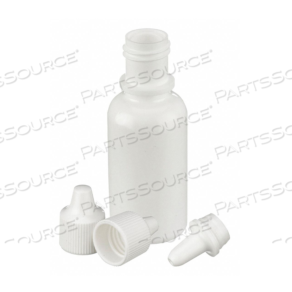 DROPPER BOTTLE 15ML WHITE ROUND PK144 by Wheaton