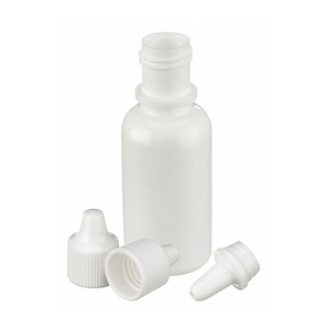 DROPPER BOTTLE 15ML WHITE ROUND PK144 by Wheaton