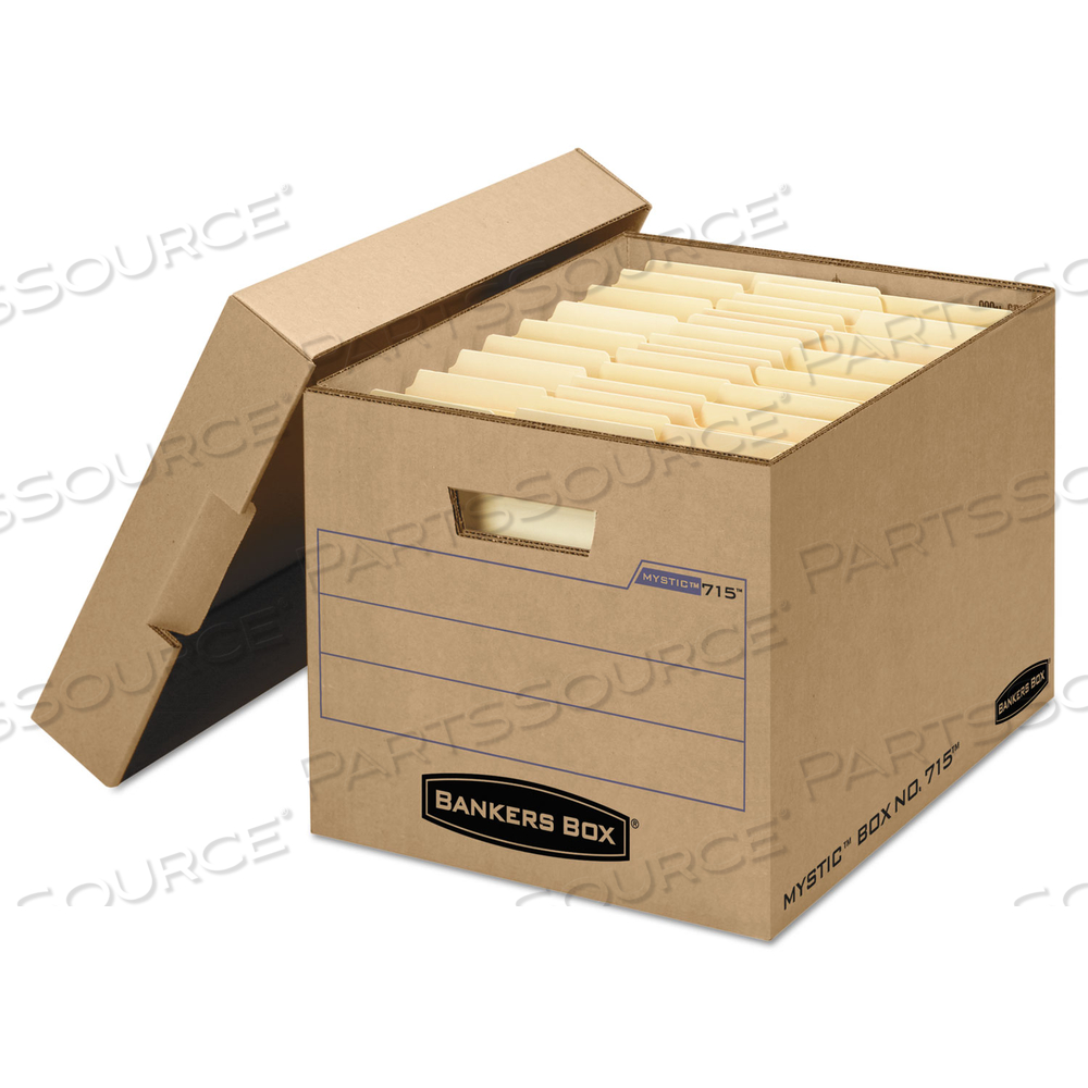 FILING BOX, LETTER/LEGAL FILES, 13" X 16.25" X 12", KRAFT 