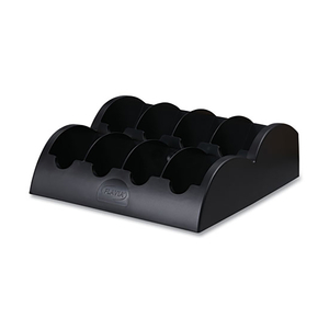 FLAVIA® 4.4 H X 13.6 W X 13IN D BLACK PLASTIC SMALL 8 COMPARTMENTS MERCHANDISE ORGANIZER by Etac