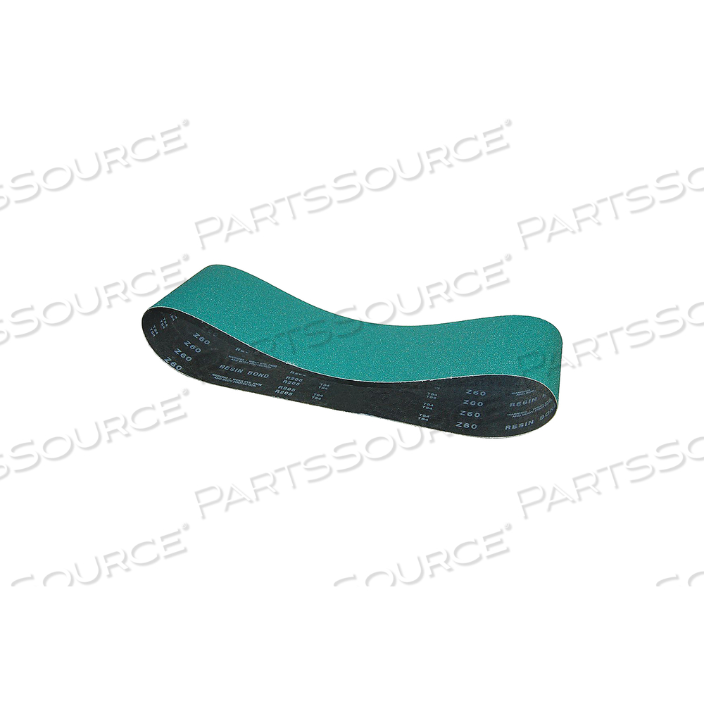 ABRASIVE BELT 3/8 IN W X 18 IN L 80 GRIT by Arc Abrasives