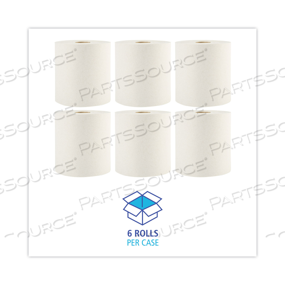 BOARDWALK GREEN UNIVERSAL ROLL TOWELS, 1-PLY, 8"X 800 FT, NATURAL/CARTON by Boardwalk BOARDWALK GREEN UNIVERSAL ROLL TOWELS, 1-PLY, 8"X 800 FT, NATURAL/CARTON by Boardwalk