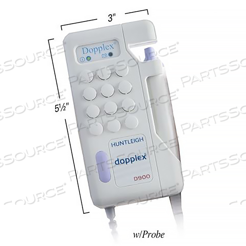 5-1/2 L X 3 W X 1IN D 5MHZ PROBE MINI DOPPLEX® D900 NON-DIRECTIONAL POCKET-SIZED DOPPLER by AliMed, Inc.