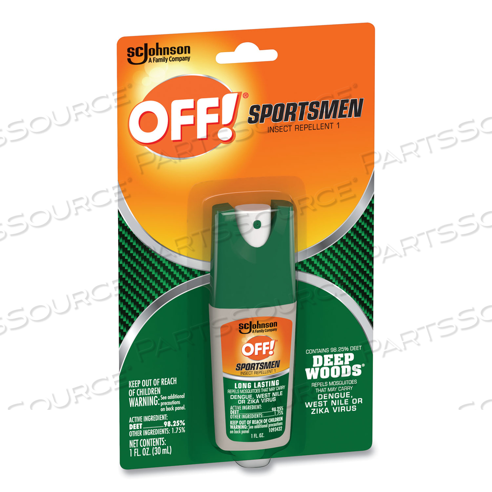 DEEP WOODS SPORTSMEN INSECT REPELLENT, 1 OZ SPRAY BOTTLE by OFF!