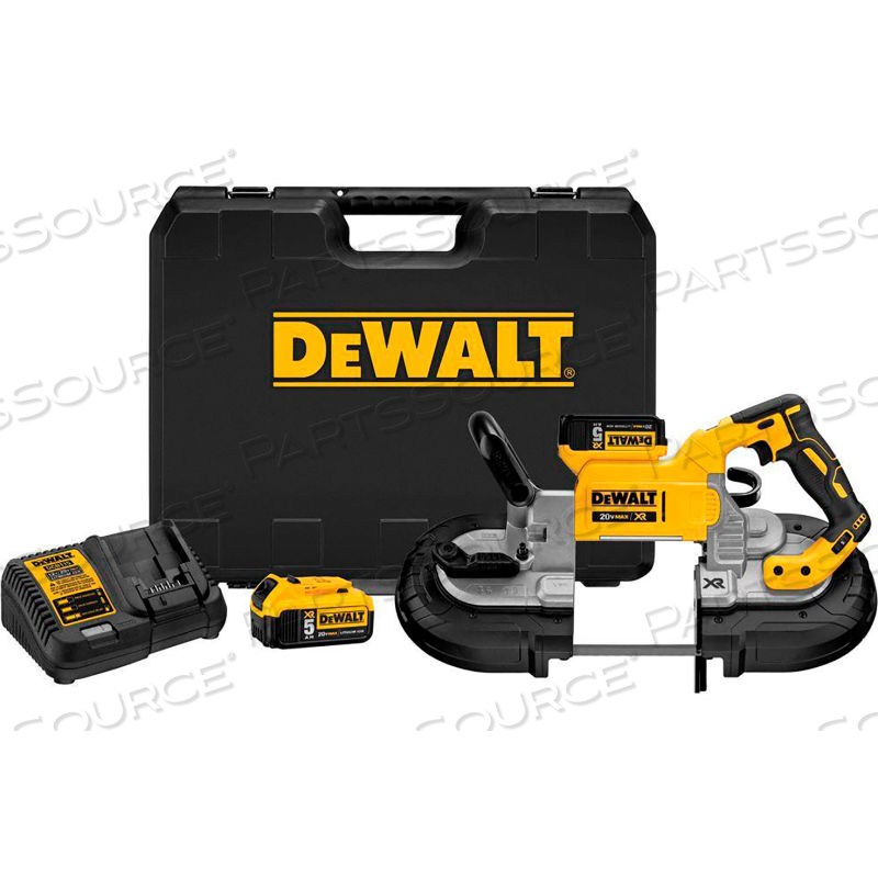 20V MAX XR LI-ION BRUSHLESS DEEP CUT BAND SAW KIT 2 BATTERIES 5.0AH CHARGER CASE by DeWalt