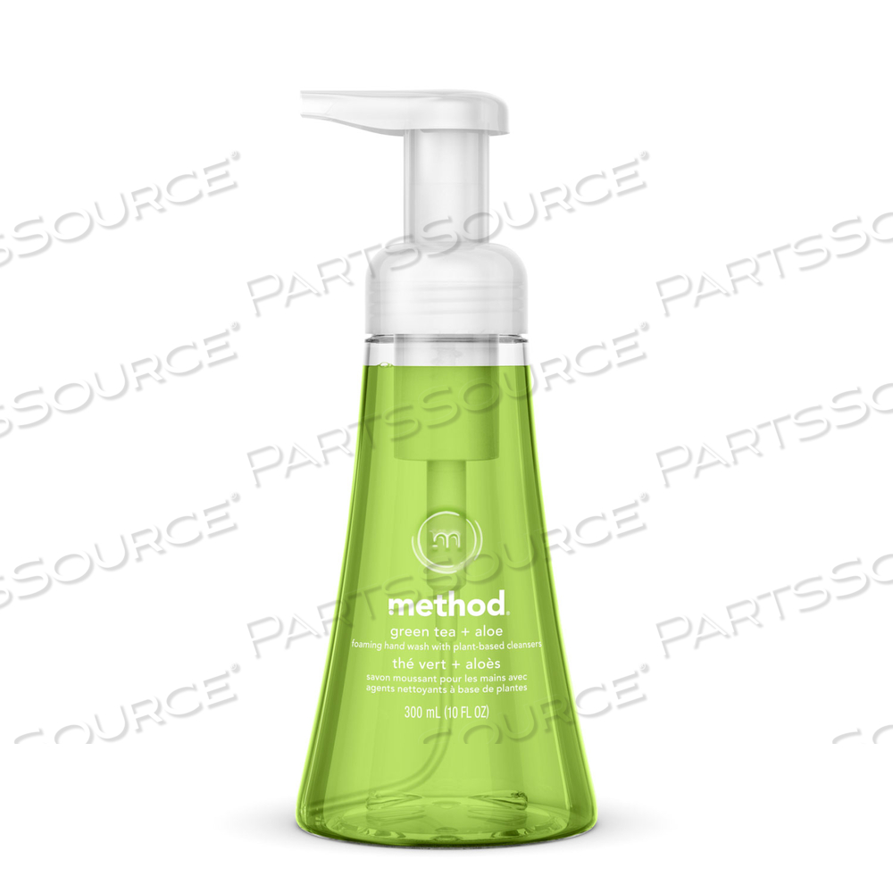 FOAMING HAND WASH, GREEN TEA AND ALOE, 10 OZ PUMP BOTTLE by Method FOAMING HAND WASH, GREEN TEA AND ALOE, 10 OZ PUMP BOTTLE by Method