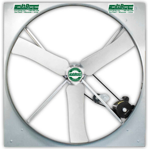 50" PANEL FAN - BELT DRIVE - 115/230V - 1HP - 1PH - 23,200 CFM by J & D Manufacturing 50" PANEL FAN - BELT DRIVE - 115/230V - 1HP - 1PH - 23,200 CFM by J & D Manufacturing