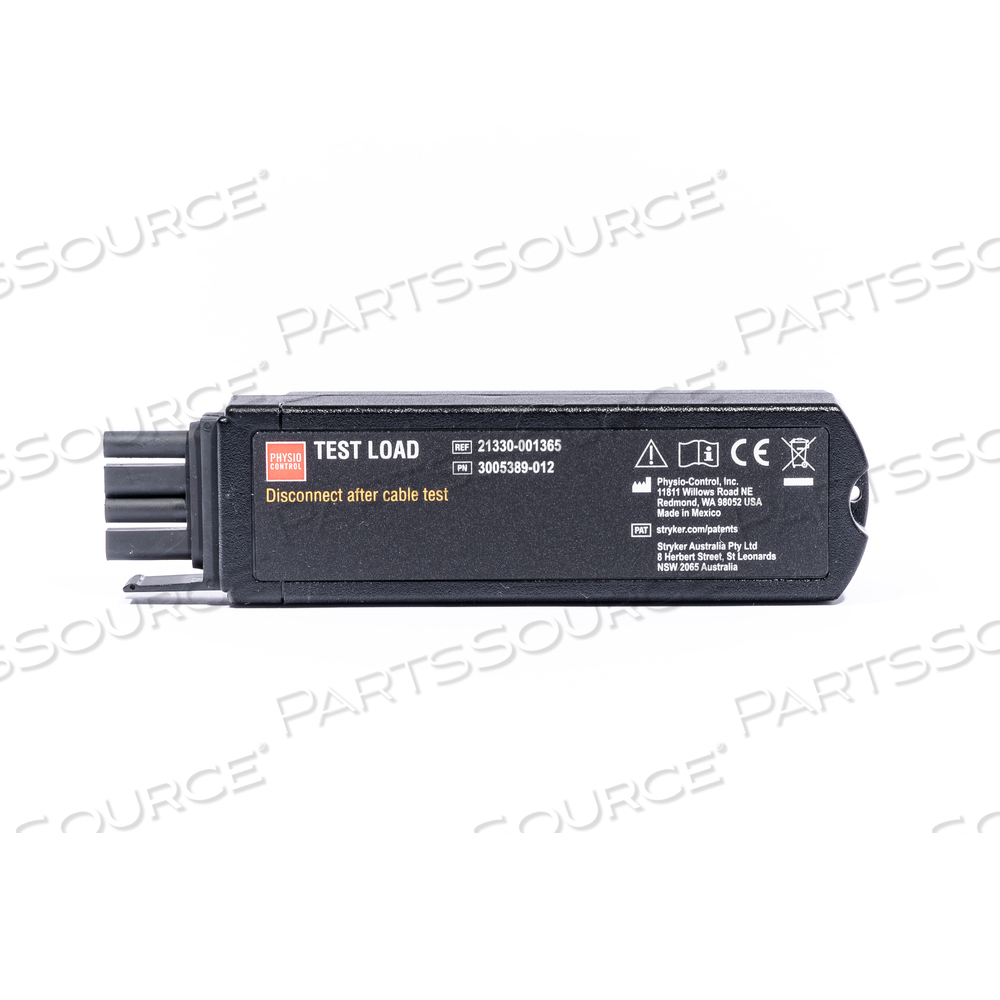 TEST LOAD WITH QUIK-COMBO THERAPY CABLE by Physio-Control