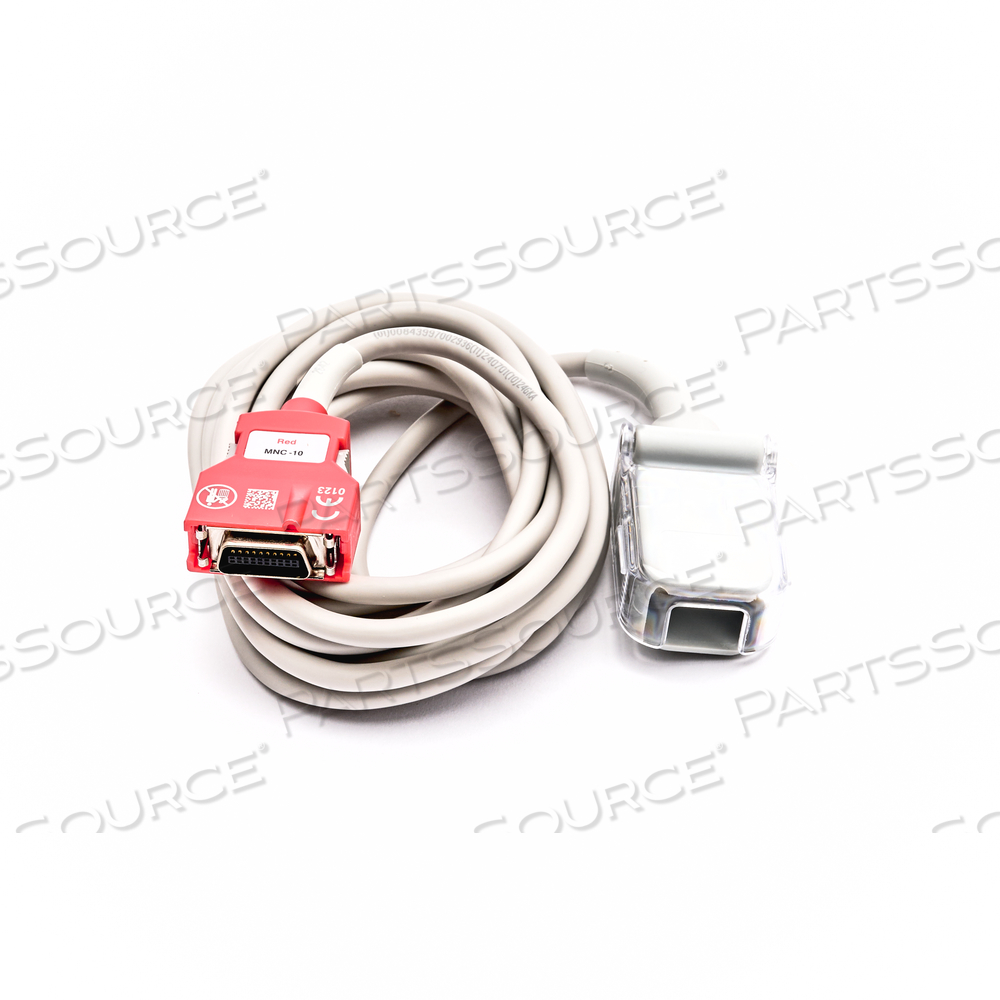 RED MNC CABLE, 10 FT by Physio-Control
