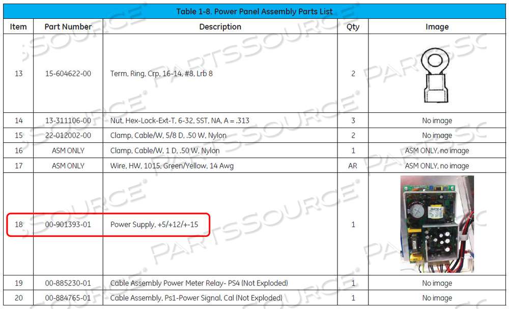 MAINFRAME PS1, +5/+12/+-15 