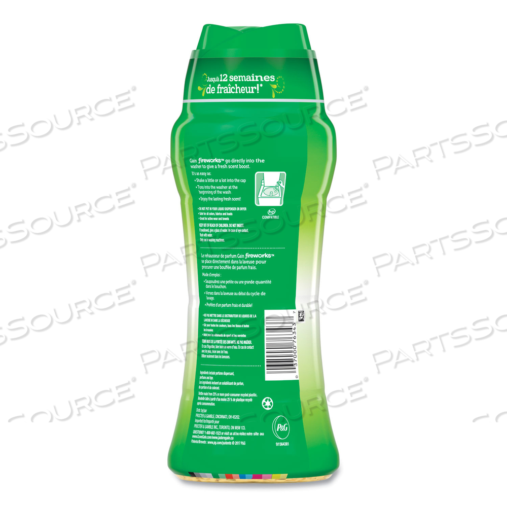 FIREWORKS IN-WASH SCENT BOOSTER BEADS, ORIGINAL SCENT, 14.8 OZ CANISTER by Gain