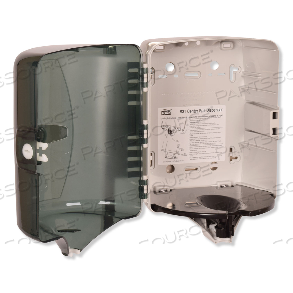 CENTERFEED HAND TOWEL DISPENSER, 10.13 X 10 X 12.75, SMOKE by Tork