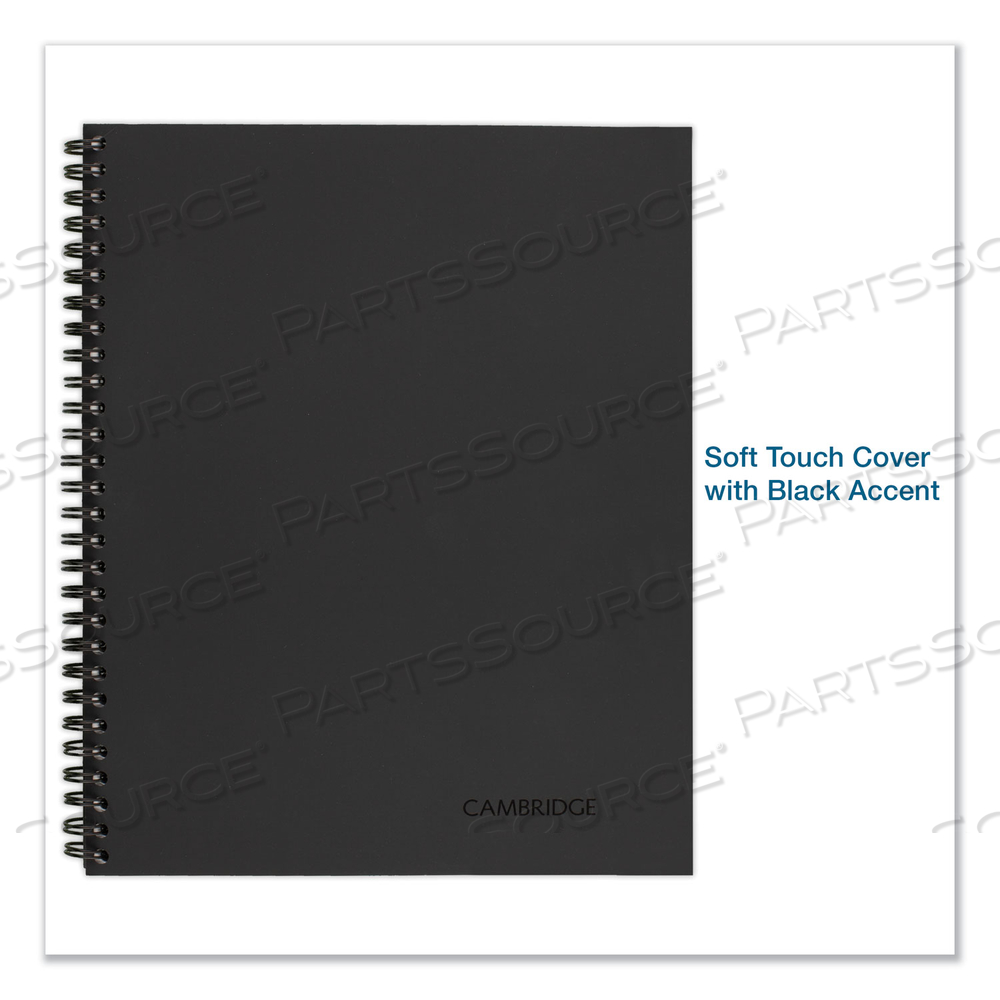 WIREBOUND GUIDED MEETING NOTES NOTEBOOK, 1 SUBJECT, MEETING-MINUTES/NOTES FORMAT, DARK GRAY COVER, 11 X 8.25, 80 SHEETS by Cambridge WIREBOUND GUIDED MEETING NOTES NOTEBOOK, 1 SUBJECT, MEETING-MINUTES/NOTES FORMAT, DARK GRAY COVER, 11 X 8.25, 80 SHEETS by Cambridge