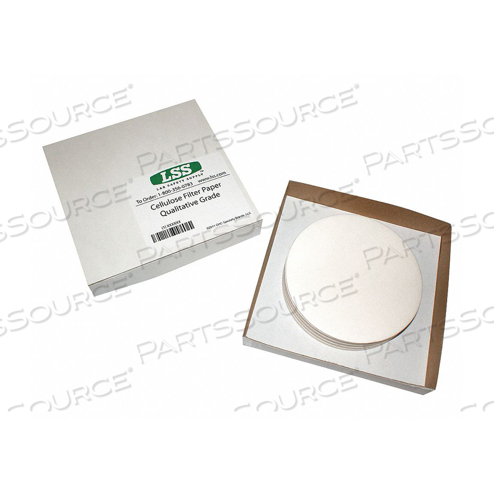 QUAL FILTER 9 CM DIA 2 MIC MIN PK100 by Lab Safety Supply QUAL FILTER 9 CM DIA 2 MIC MIN PK100 by Lab Safety Supply