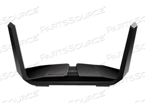 NIGHTHAWK RAX120, WIRELESS ROUTER, 5-PORT SWITCH, GIGE, 5 GIGE, 2.5 GIGE, 802.11A/B/G/N/AC/AX, DUAL BAND by Netgear