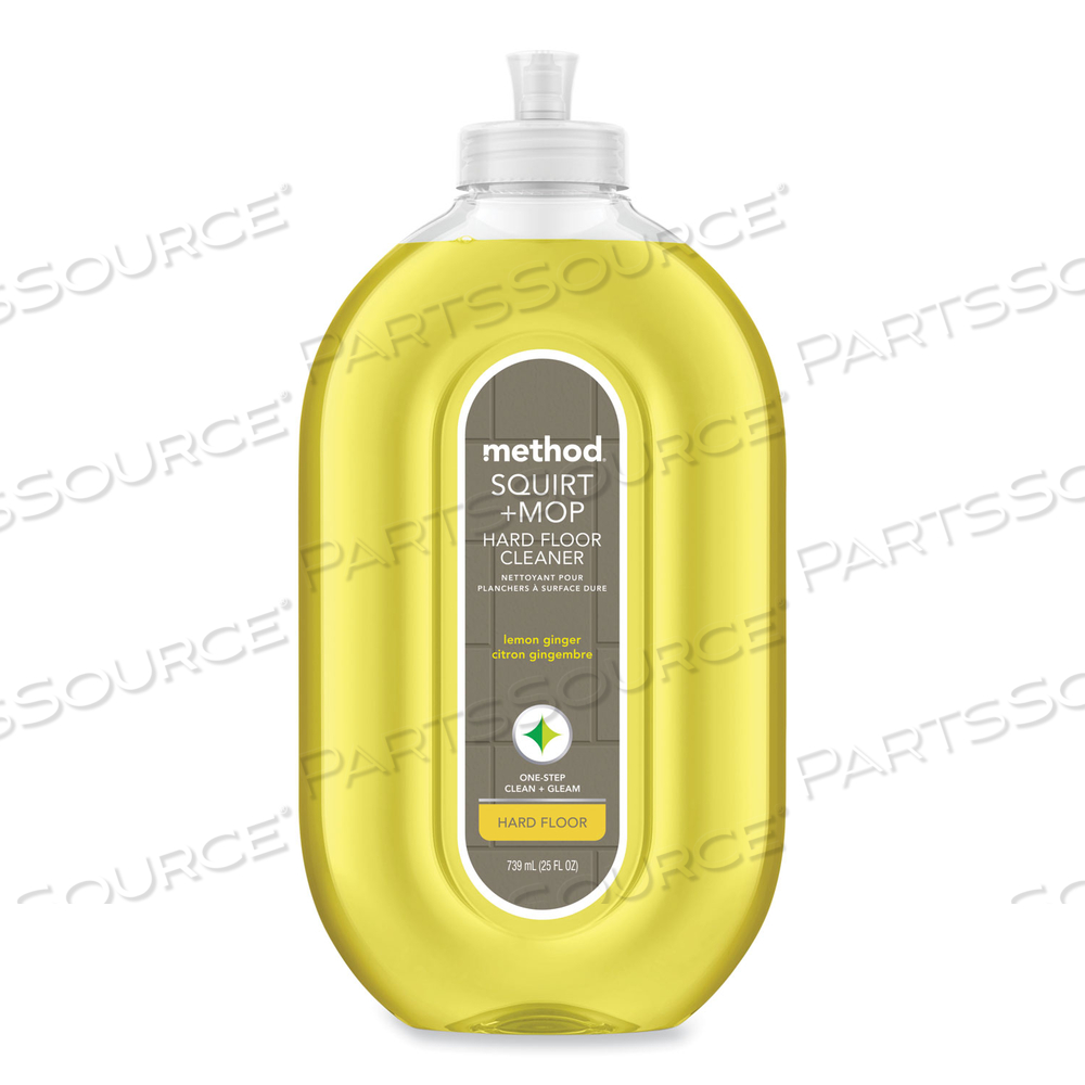 SQUIRT + MOP HARD FLOOR CLEANER, 25 OZ SPRAY BOTTLE, LEMON GINGER by Method