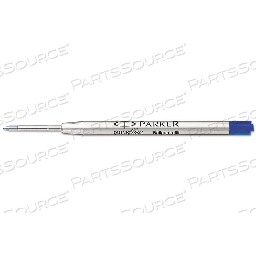 REFILL FOR PARKER BALLPOINT PENS, MEDIUM CONICAL TIP, BLUE INK by Parker