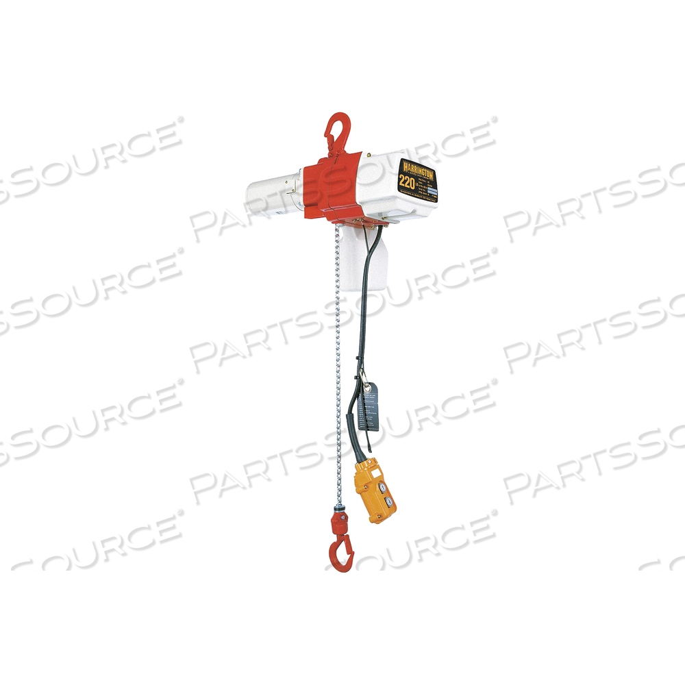 ELECTRIC CHAIN HOIST 220 LB 15 FT 120 by Harrington