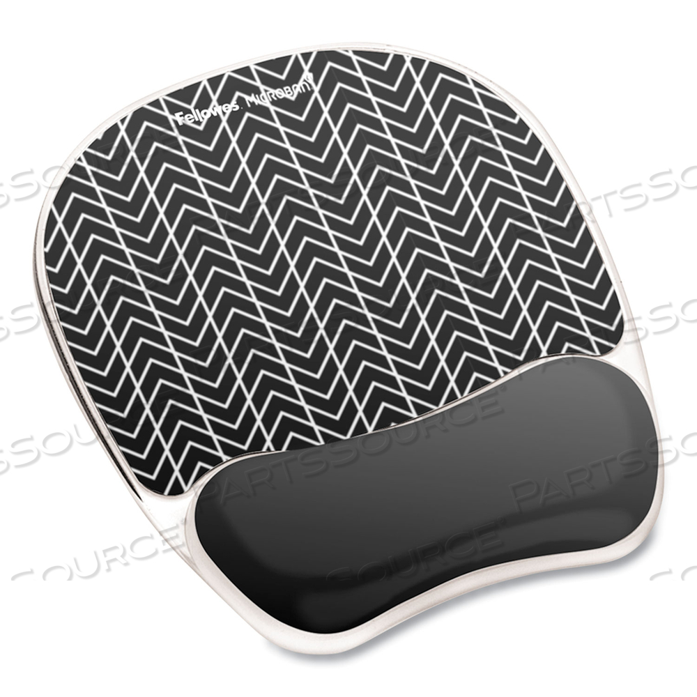FELLOWES PHOTO GEL MOUSE PAD WRIST REST WITH MICROBAN, MOUSE PAD WITH WRIST PILLOW by Fellowes