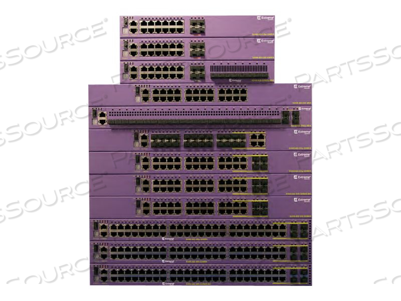 X440-G2 24 FIXED 100BASE-FX LC CONNECTORS 4 1GBASE-X UNPOPULATED SFP 1 FIXED AC by Extreme Network