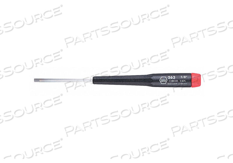PRECISION HEX SCREWDRIVER 1/8" X 60MM by Wiha Tools PRECISION HEX SCREWDRIVER 1/8" X 60MM by Wiha Tools