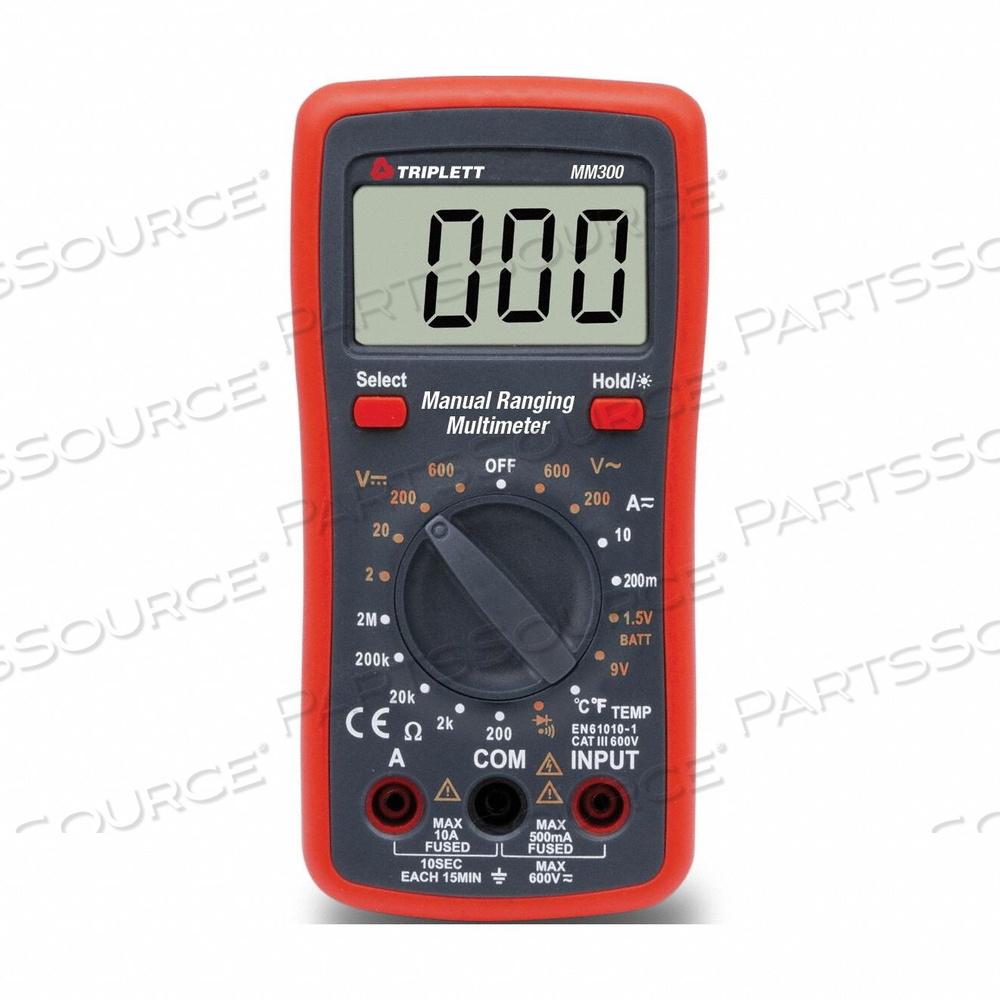 DIGITAL MULTIMETER CATIII 600V by Triplett