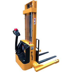FULLY POWERED STRADDLE STACKER 3000 LB. CAP. 128" LIFT FORKS INSIDE LEGS by Big Joe - Big Lift LLC FULLY POWERED STRADDLE STACKER 3000 LB. CAP. 128" LIFT FORKS INSIDE LEGS by Big Joe - Big Lift LLC